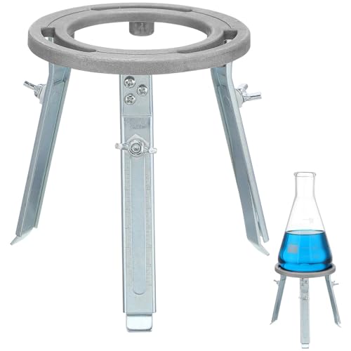 Trípode de laboratorio Toddmomy ajustable para evitar vuelcos de la lámpara de alcohol