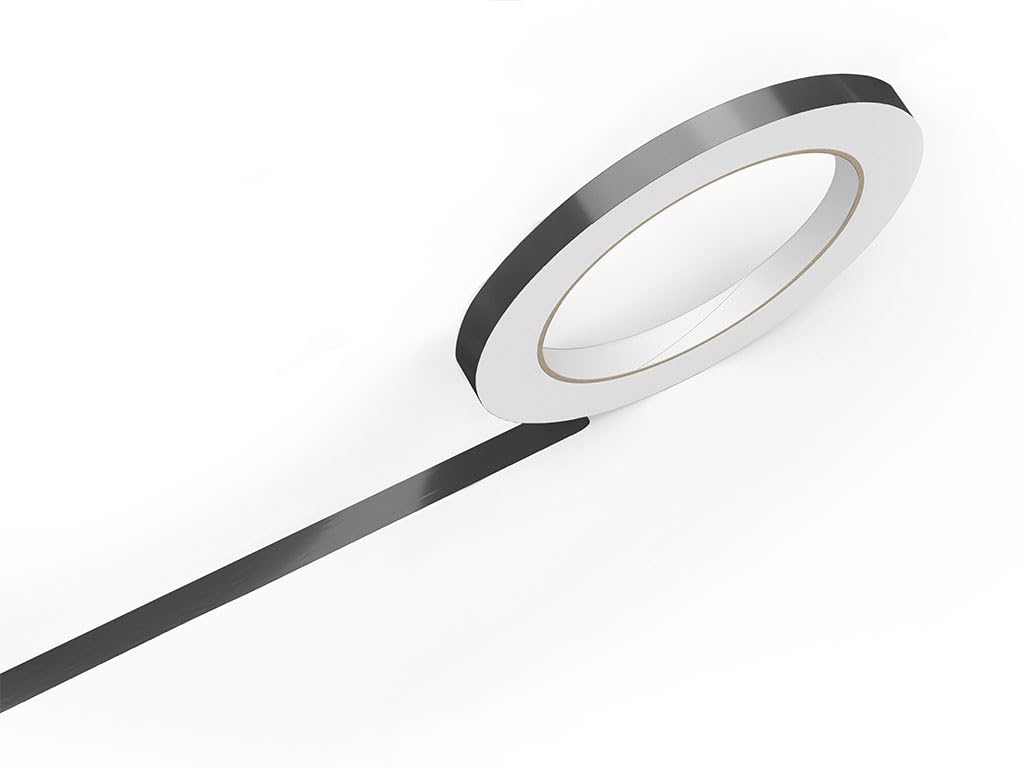 3M 50 Black Gloss Vinyl Pinstriping Tape - Vinyl Striping Lines Stickers, Striping (3/4in x 150ft Roll)