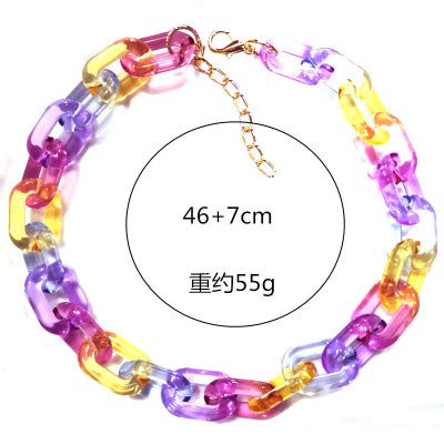 Caiyao Alliage résine - Boucles d'oreilles pendantes géométriques et légères - 2