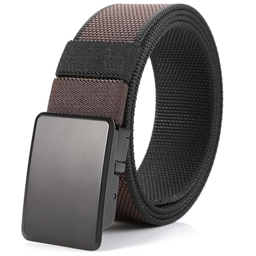 Reversible 2 Color Double Sided Canvas Rotating Buckle Belt 125cm (36