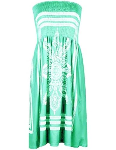 Weardear Kleider Damen Sommer Schulterfrei...