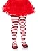 Produktbild LEG AVENUE Mädchen Striped Strumpfhose, rot, L