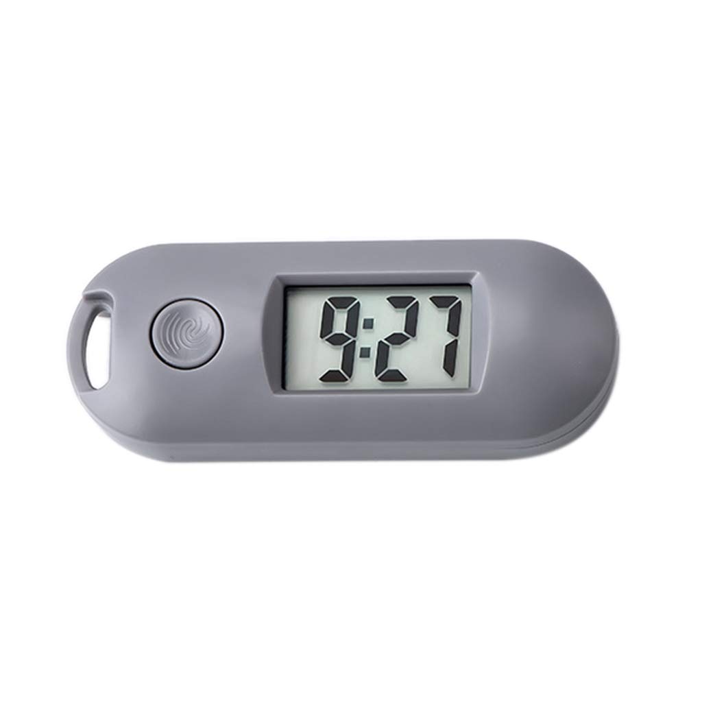 LEXIANG Silent Luminous Mini Portable Digital Electronic Clock Student Exam Study Library Pocket Watch Green Backlight LCD Display