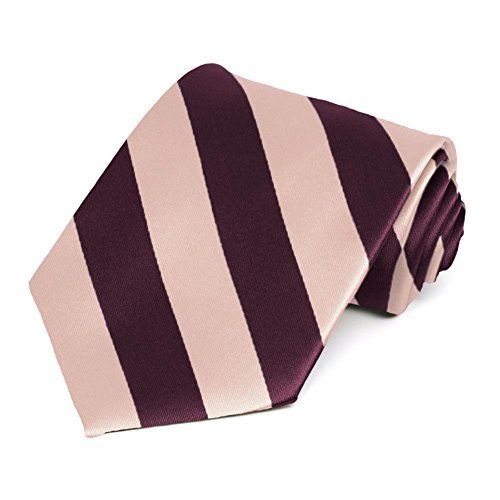 Image of tiemart Men's Striped Tie Standard Length