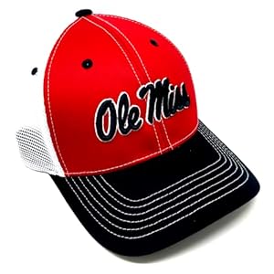 Mississippi Ole Miss Hat Adjustable Rebels Relaxed Fit Cap Multicolor