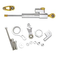 Ammortizzatore Sterzo Moto Per Yamaha YZF R6 2006-2017 E R1 2009-2011 - Staffa Montaggio In Alluminio CNC