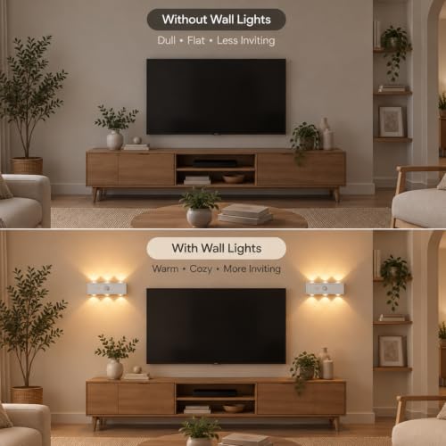 Lazukes Motion Sensor Wall Light Rechargeable Battery Operated Wall Sconces | Wireless No Drill Indoor Lamp, Peel and Stick 3CCT Magnetic Adhesive Wall Sconce for Hallway Stair Bedroom Closet - image 9