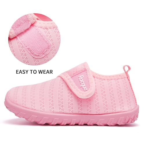 Racqua Baby Todder Water Shoes Boy's Girl's Quick Dry Barefoot Shoes Non-Slip Swim Pool Aqua Shoes(Baby/Toddler)4