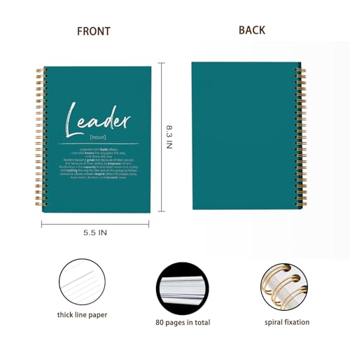 Carnet de notes OXW turquoise, idéal pour le travail - 5