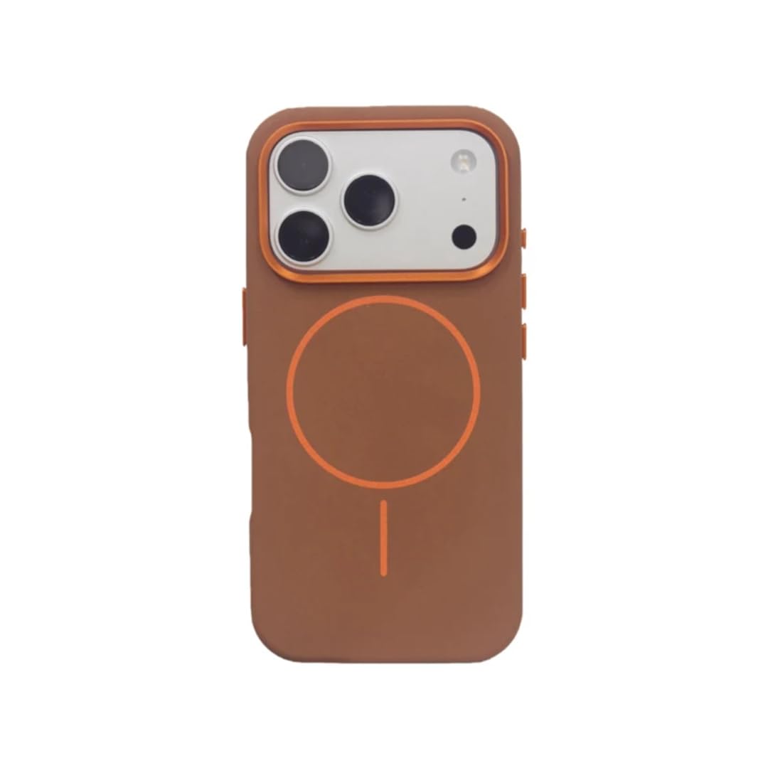 Coque iPhone 16 Pro Max marron résolvant les rayures d'objectif grâce à l'alliage mat - 8