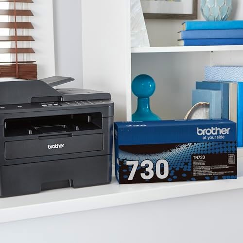Brother Original TN730 High-Yield Black Toner Cartridge, Higher Yield for Value, Original Toner Replacement cartridges, for Brother Laser Printers HL-L2395DW, DCP-L2550DW, MFC-L2750DW, and More - 2