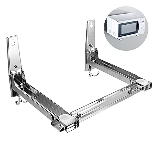 Consejos para Comprar Marcos para microondas favoritos de las personas. 44 Soporte universal de acero inoxidable para microondas, marco de soporte plegable de acero, estante elástico para microondas, horno microondas