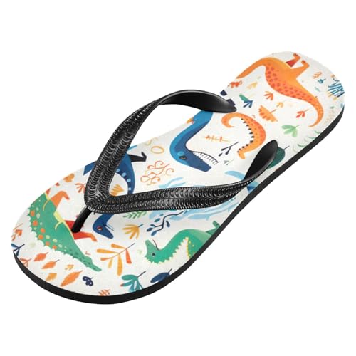 Dinosaur Men's & Women's Classical Beach Rubber Sandal Flip Flop Comfortable Slipper 214B2860