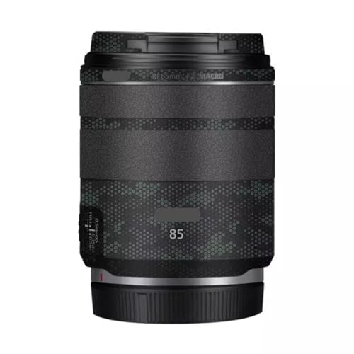 85 2 カメラレンズスキン 傷防止 ステッカー に適合する Canon RF 85mm F2 コート ビニール 保護フィルム デカール (マンバグリーン)