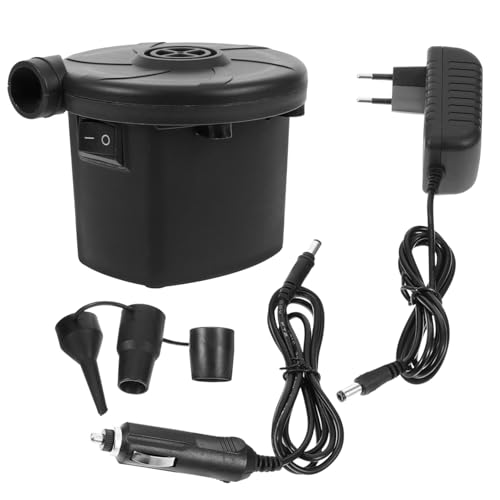 MOLUCKFU Mini Electric Air Pump 2-Way Inflate/Deflate for Inflatables Car Air Pump Fast Inflation/deflation Us Plug