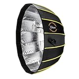 Glow EZ Lock Parabolic Softbox for Flashpoint XPLOR 300 and 400 Direct Mount (25.5' - Silver) - Godox AD-S65