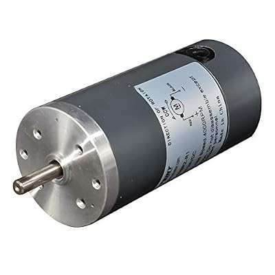 Small DC Motor Dia 50mm 12 24 Volt High Speed 5000 RPM Optional Micro DC Brush Motor