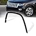 CHEDA Fender Flares Compatible with 2011-2016 Jeep Grand Cherokee Front Driver Side Plastic Textured Black