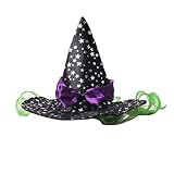 Amosfun Halloween Pet Hat Witch Hats for Pet Dog Cat Funny Caps Party Cosplay Hats