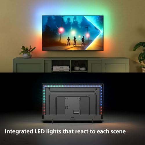 Philips Ambilight 43PUS8200 4K LED Smart TV - 43 Inch Display with Pixel Precise, Ultra HD, Titan OS Platform and Dolby Atmos Sound, Works with Alexa and Google Voice Assistant - Image 3