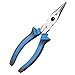 Produktbild ROEAM Gebogene Abisolierzange/Drahtschneider, Professionelle Langzange 8 in Nadel Prise Snipe Nosed Wire Cutters Tool blau