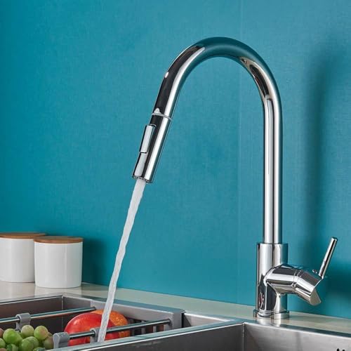 Robinet de cuisine à capteur noir mat LWX mitigeur automatique