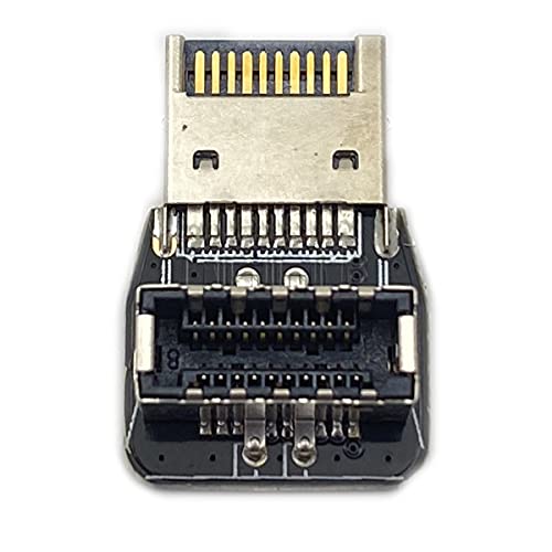 Connecteur interne USB 3.2 de type E coudé à 90 degrés PH74A pour en-tête carte mère PC - 2