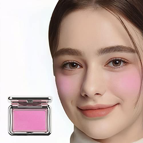 2023 Purple Blush Powder Makeup Palette, Contour And Highlight Face For A Shimmery Or Matte Finish, Natural Flush, Blendable And Buildable Blush For Cheek #TOP2