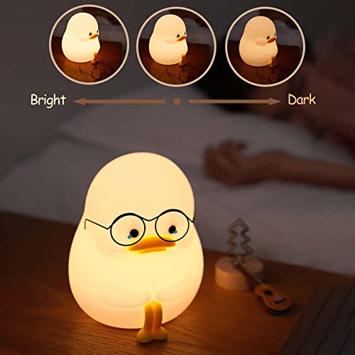 Lámpara de Mesa de Noche LED Recargable Pato Silicona miniatura 2