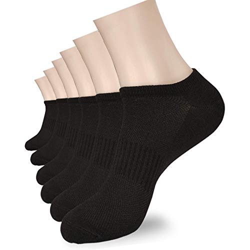 GymBrave Ankle Athletic Running Socks Thin Low Cut Compression Sports Socks for Men and Women(6 Pairs)