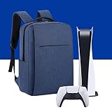 Handbag for PS5, Travel Storage Handbag Backpack For PS5 Console Protective Luxury Bag, Travel Pouch for Game Console Discs/Digital Versions and Controllers, Game Cards, HDMI and Accessories