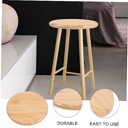 GRIRIW Cadeira De Madeira Infantil Banco De Plástico Almofada De Assento Redondo Banco De Substituiç