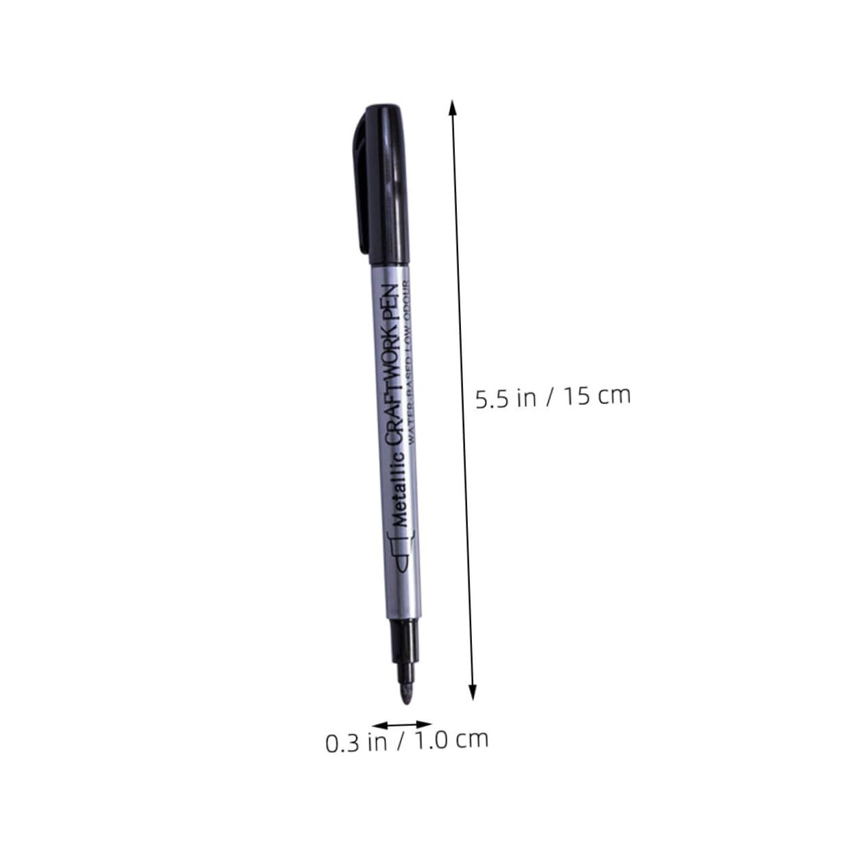 EXCEART 4 Ensembles Stylo En Métal Peinture Feu Stylo De Peinture Bricolage Marqueurs De Pour Le Bois s De Marqueurs De À Huile Nylon 12 Pièces * 4