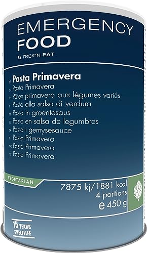 Pâtes Primavera Trek'n Eat repas lyophilisé végétarien riche en calories