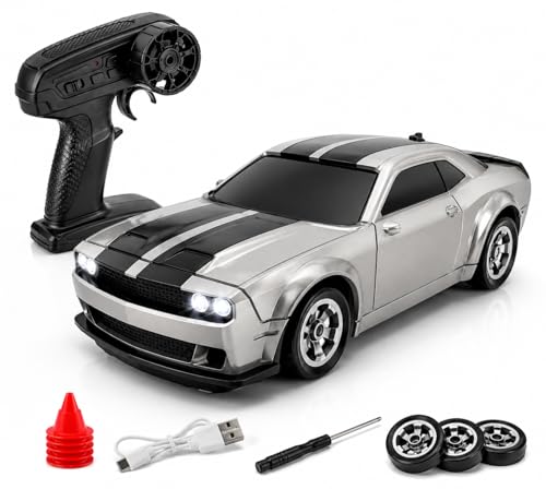 Image of Remote Control Sports Car & Off-Road SUV Toy for Kids, High Speed RC Racing with Wireless Remote, Realistic Lights & Premium Design Gift for Boys Girls (1:64 LD-RTR)