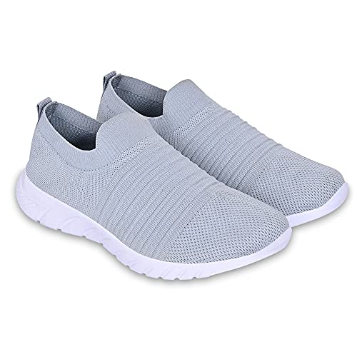 Image of SKITTER Men's Lightweight Slip-On-Shoes Polyester Material Black Color Footwear (GN-110)