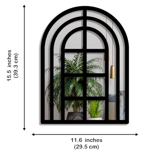 Image of Sehaz Artworks Home Decoration Items for Living Room | Wall Hanging Decoration | Wall Decor Items for Bedroom | Decorative Mirror for Wall Decorationss | Jharokha Wall Decor Item for Living Room