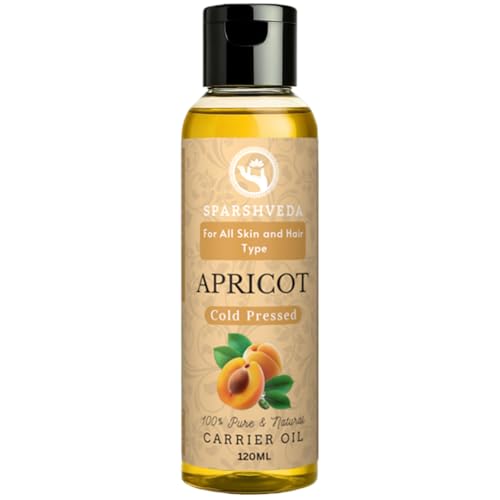 Image of Apricot Oil | 100% Pure Cold Pressed Kernel Oil for Glowing Skin & Soft Hair | Rich in Vit A E, Moisturizes, Reduces Wrinkles & Strengthens Hair | All Skin Types | 120 ml