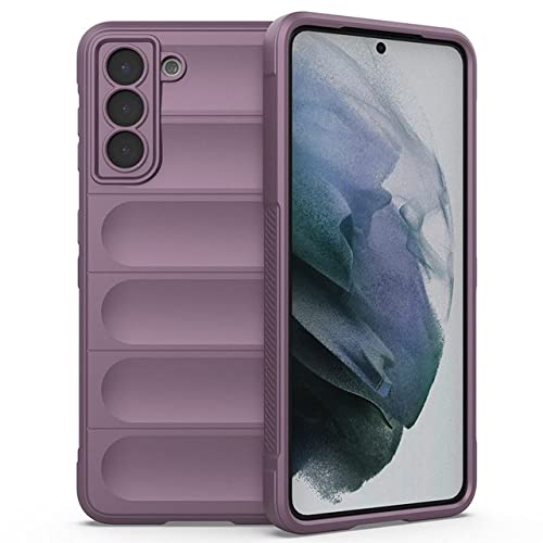 Coque Samsung S21 antichoc en caoutchouc souple violette
