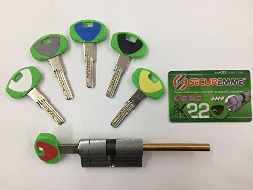 CILINDRO SECUREMME DI ALTA SICUREZZA EVOK22 QCS mm...