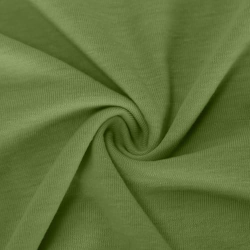 JOAU Girls Pleated Front Long Sleeve Shirts Loose Soft Cute Casual Crew Neck T Shirts Pullover Tunic Tops 5-13 Years4