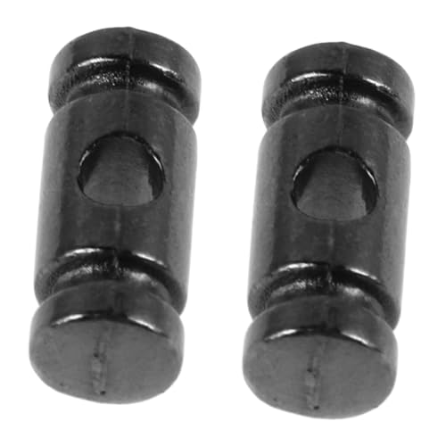 2 Pezzi Di Fibbia Per Corde Di Chitarra Elettrica In Metallo nero