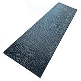 CUEFITS Pool Cue Leather Wrap Black Spanish Type Embossed Cowhide Leather Wrap