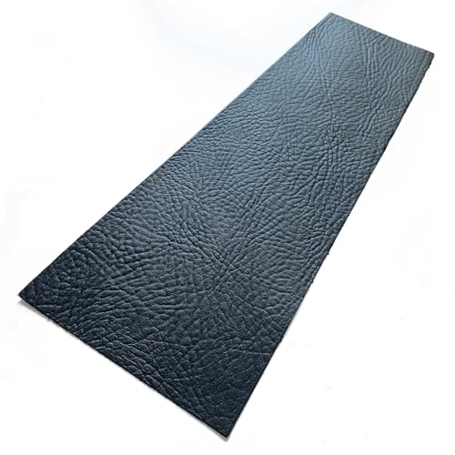 CUEFITS Pool Cue Leather Wrap Black Spanish Type Embossed Cowhide Leather Wrap