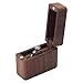 Produktbild Ringbox Rotes Rosenholz Schwarz Nussbaum Tragbare Ringbox Aus Naturholz Aufbewahrungsbox Mit Einem Ring