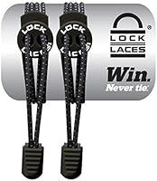 Lock Laces - Elastic No Tie Shoe Laces - One Size Fits All for Kids and Adults - Elastic No Tie Shoelaces