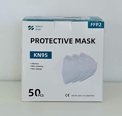 Preisvergleich Produktbild Karton mit 50 Stk. TROBASEPT Atemschutzmaske FFP2 / KN95 inkl. Zertifikat / Mengenrabatte beachten!!!