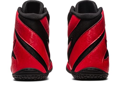 Image of ASICS Men Mesh Lace Up Wrestling Shoe