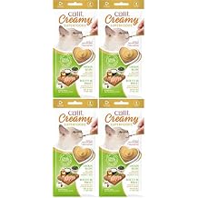 Catit Creamy Superfood Lickable Cat Treat Hydrating and Healthy Treat for Cats of All Ages - Chicken with Coconut & Kale, 16-Pack