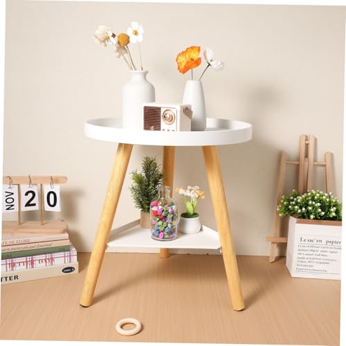 Table d'appoint double plateau 44 cm de hauteur gain de place